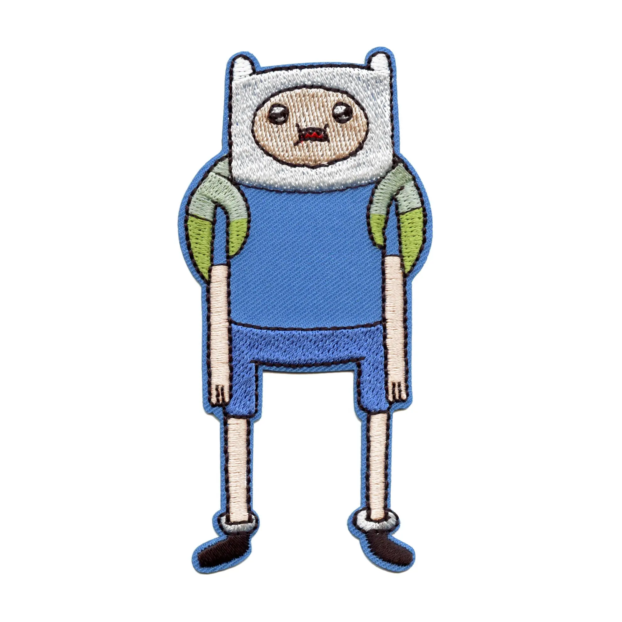 Adventure Time Finn In Awe Patch Cartoon Network Animation Embroidered ...